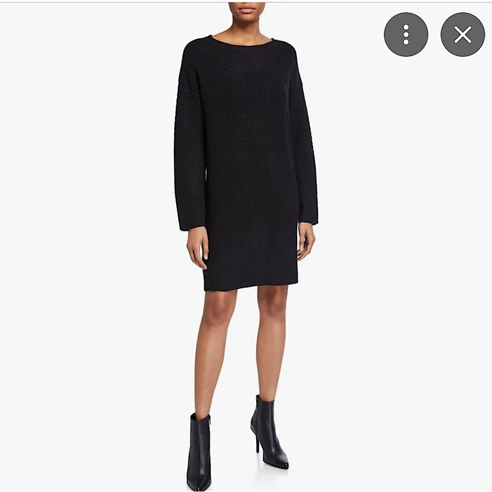 Black H by Halston Sweater Dress